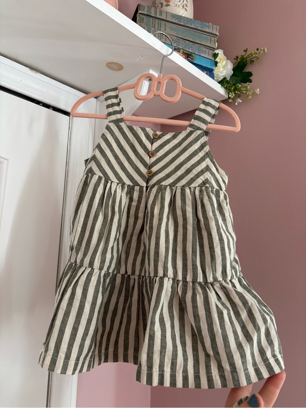 Carter’s / Linen & Cotton / Striped Tiered Sundress